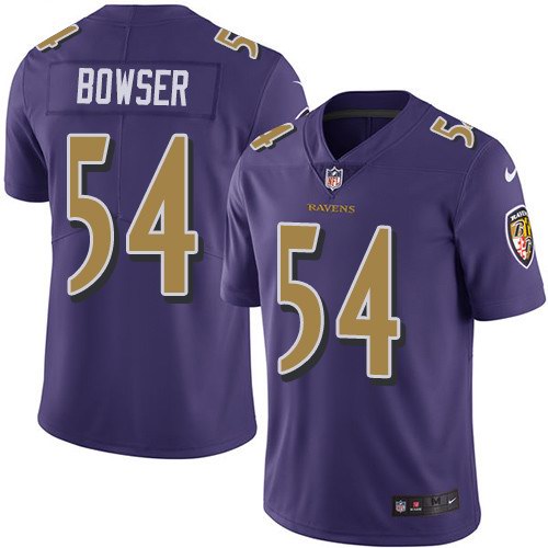 Nike Men & Women & Youth Ravens 54 Tyus Bowser Purple Color Rush Limited Jersey,We sell and wholesale Nike Men & Women & Youth Ravens 54 Tyus Bowser Purple Color Rush Limited Jersey on line form chian!